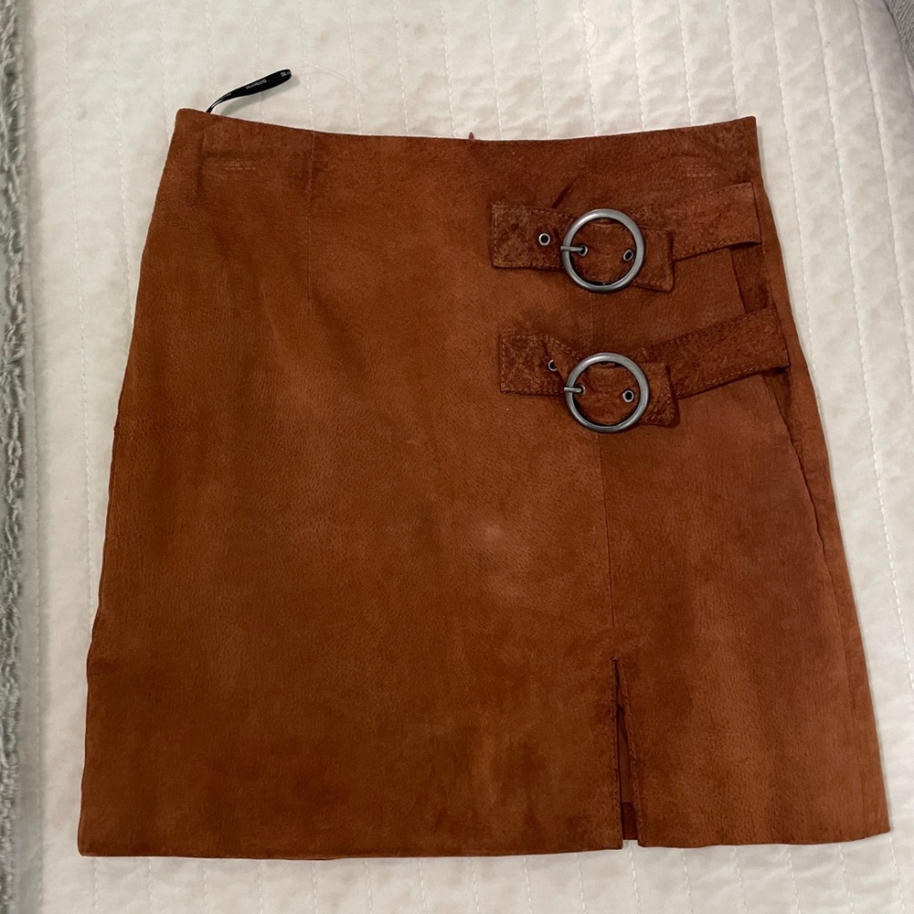 Nordstrom Suede Mini Skirt Sz 25